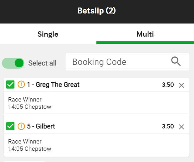 Betslip Horse Racing Betway South Africa