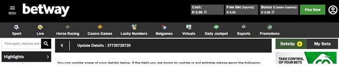 How to Find my Betway Account Number?