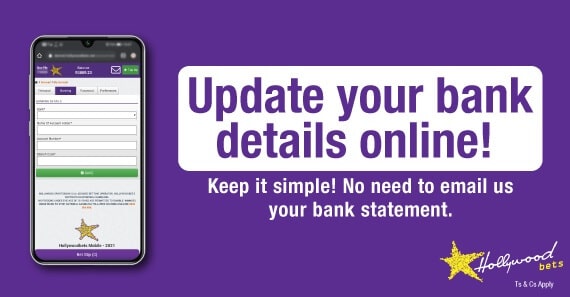 Hollywoodbets account update