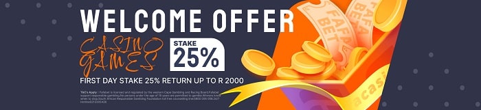 Fafabet Casino Welcome Offer